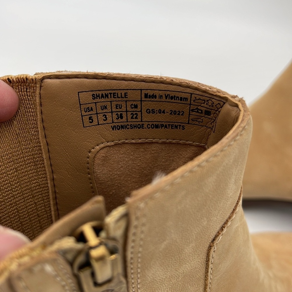 Vionic Tan Ankle Boots - image 4